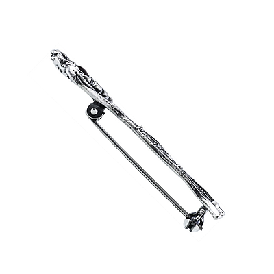 Silver brooch