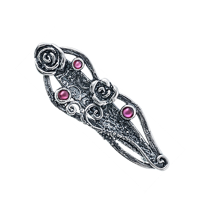 Silver brooch