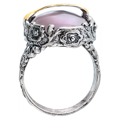 Silver and Gold Rings