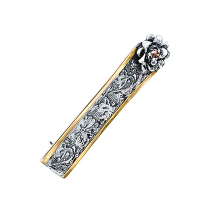 Silver and Gold Brooch