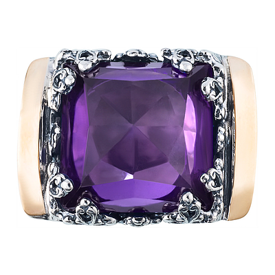 Silver and Gold Ring