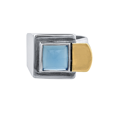 Silver and Gold Ring
