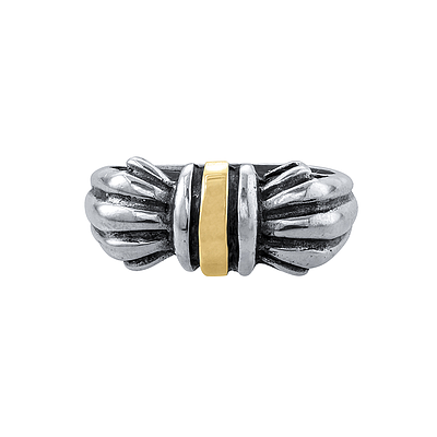 Silver and Gold Ring