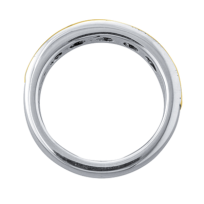 Silver and Gold Ring
