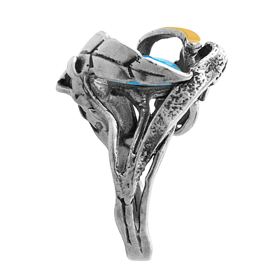 Silver and Gold Ring