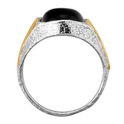 Silver and Gold Ring