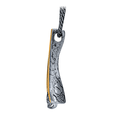 Silver and Gold Pendant 
