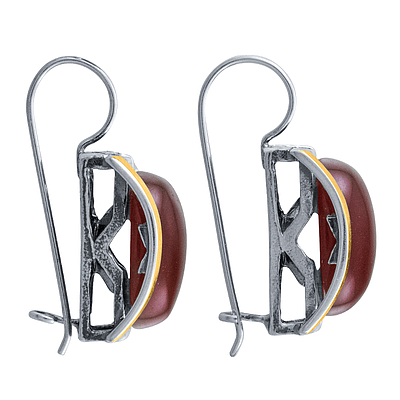 Silver and Gold Earrings