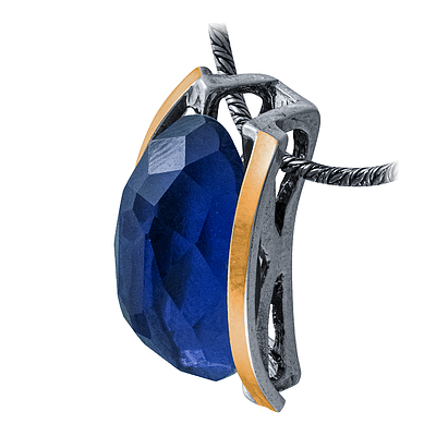 Silver and Gold Pendant