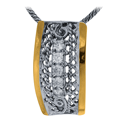 Silver and Gold Pendant