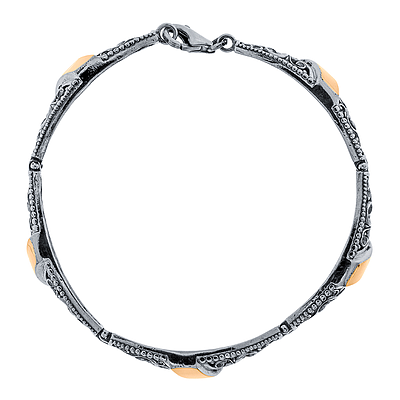 Silver and Gold Bracelet