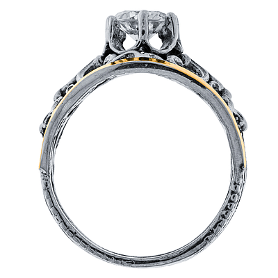 Silver and Gold Ring