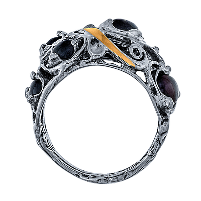 Silver and Gold Ring 
