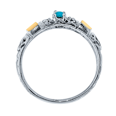 Silver and Gold Ring 