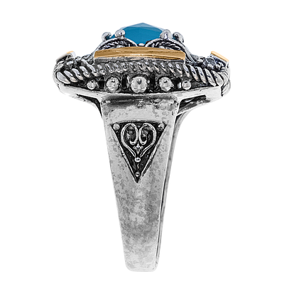 Silver and Gold Ring