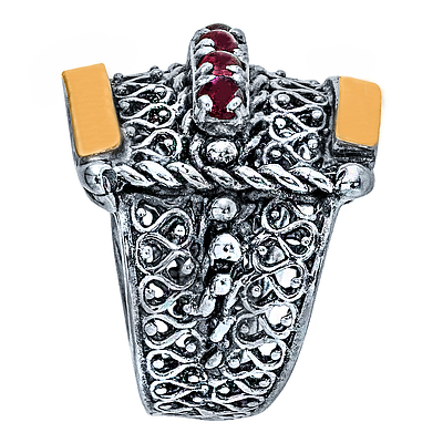 Silver and Gold Ring 
