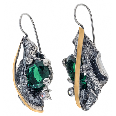 Silver and Gold Earrings