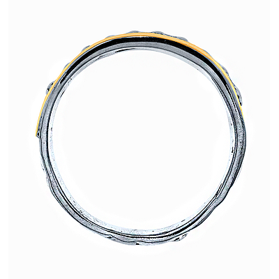 Silver and Gold Ring 