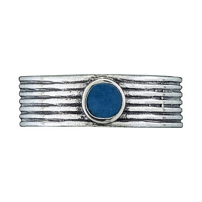 Silver Ring with Enamel