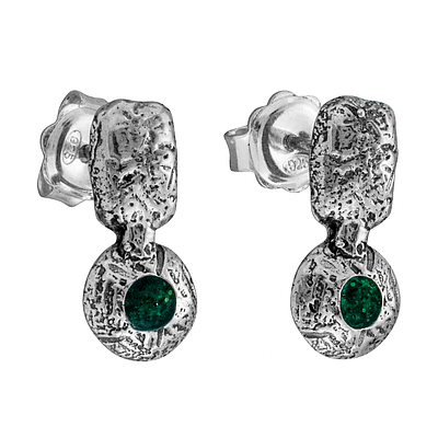 Silver Set with Enamel