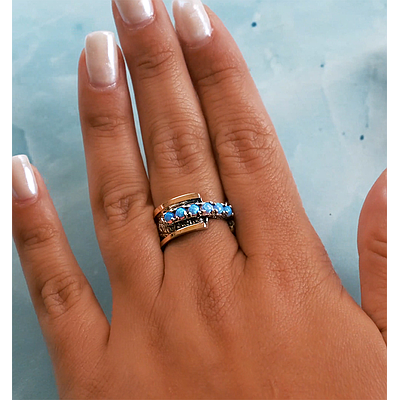 Silver and Gold Ring
