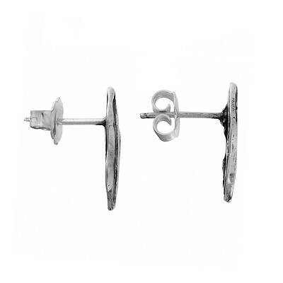 Silver Earrings with Enamel