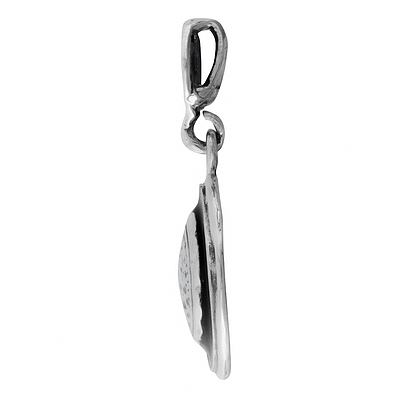 Silver Pendant with Enamel
