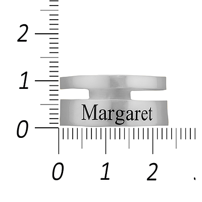 Silver Name Ring