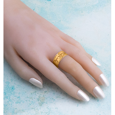 Gold or Platinum Plated Ring