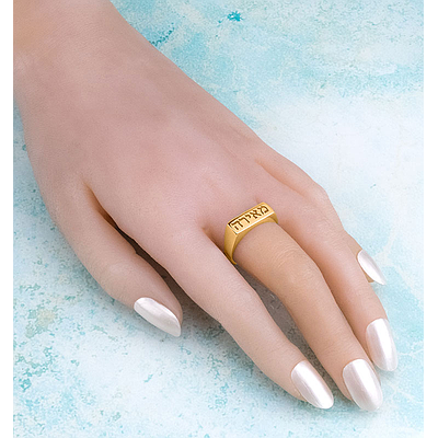 Gold or Platinum Plated Ring