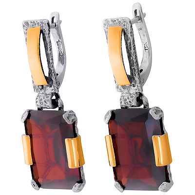 Silver and Gold Earrings