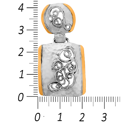 Silver and Gold Pendant 