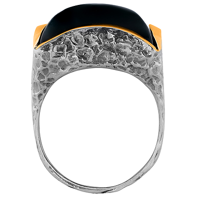 Silver and Gold Ring