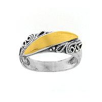 Silver and Gold Bracelet