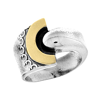 Silver and Gold Pendant