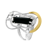 Silver and Gold Pendant