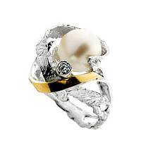 Silver and Gold Ring