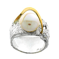 Silver and Gold Pendant