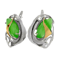 Silver and Gold Earrings