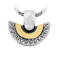 Silver and Gold Pendant