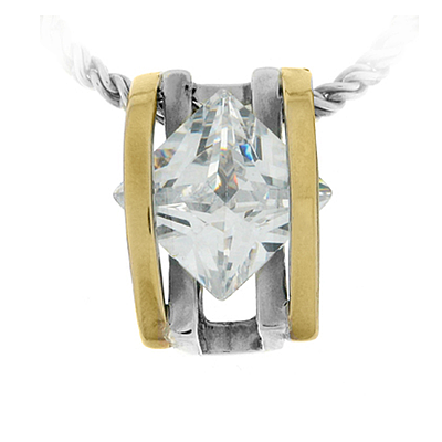 Silver and Gold Pendant