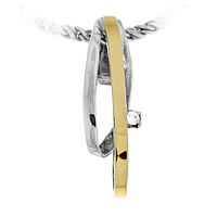 Silver and Gold Ring