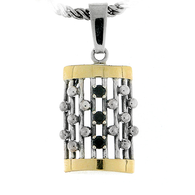 Silver and Gold Pendant