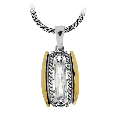 Silver and Gold Pendant