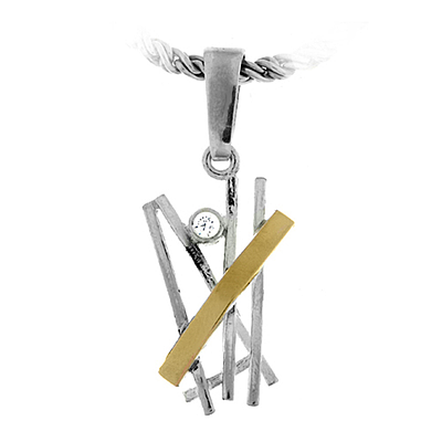 Silver and Gold Pendant