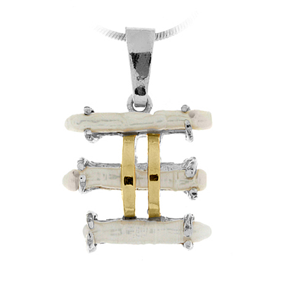 Silver and Gold Pendant