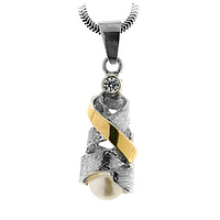 Silver and Gold Ring