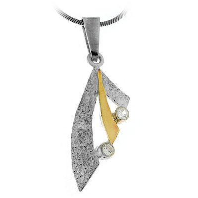 Silver and Gold Pendant