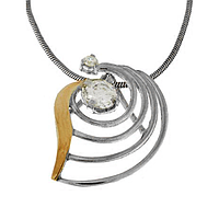 Silver and Gold Earrings