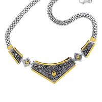 Silver and Gold Bracelet
